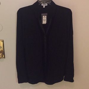 Black Portofino Shirt from Express Size Medium